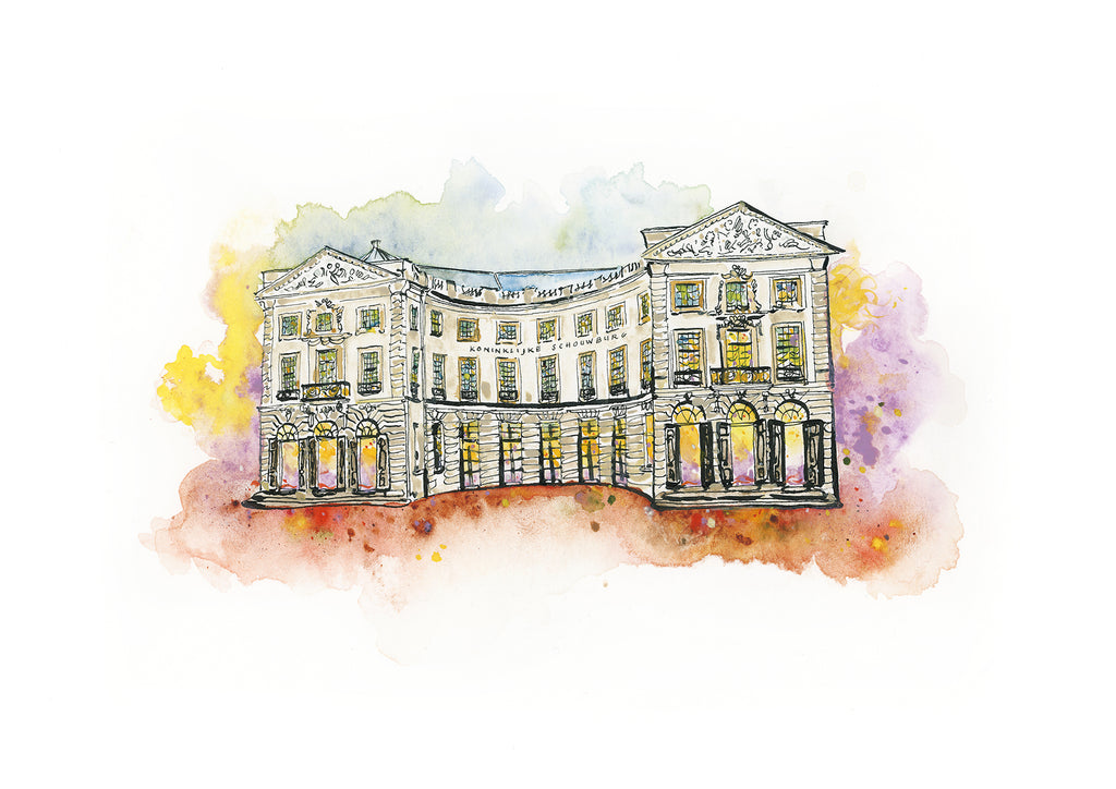 Art-print Koninklijke Schouwburg