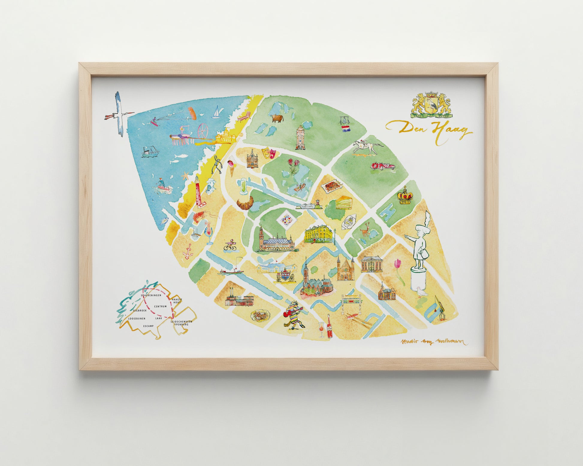 Door 't oog van de Ooievaar | Fine-art Print