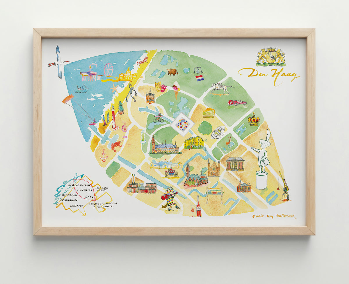 Door 't oog van de Ooievaar | Fine-art Print