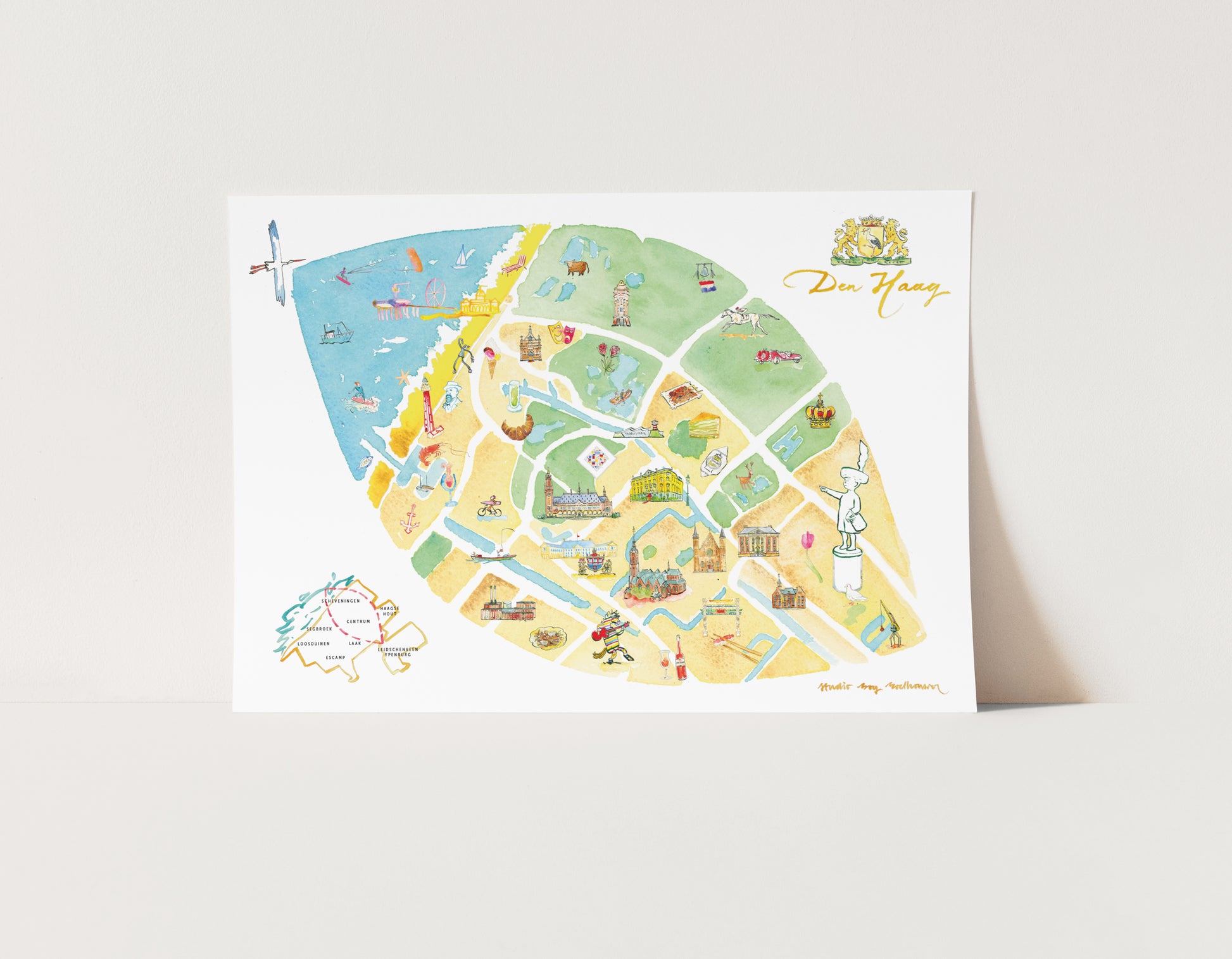 Door 't oog van de Ooievaar | Fine-art Print