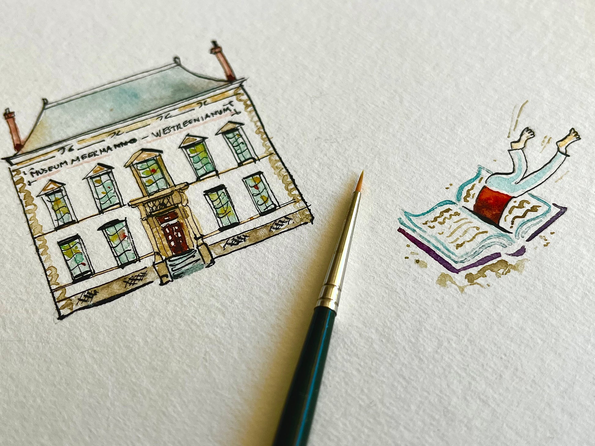 Art-print rijksmuseum Huis van het boek