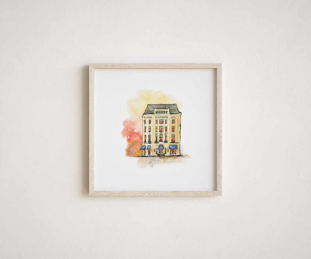 Kunstafdruk Maison De Bonneterie Den Haag