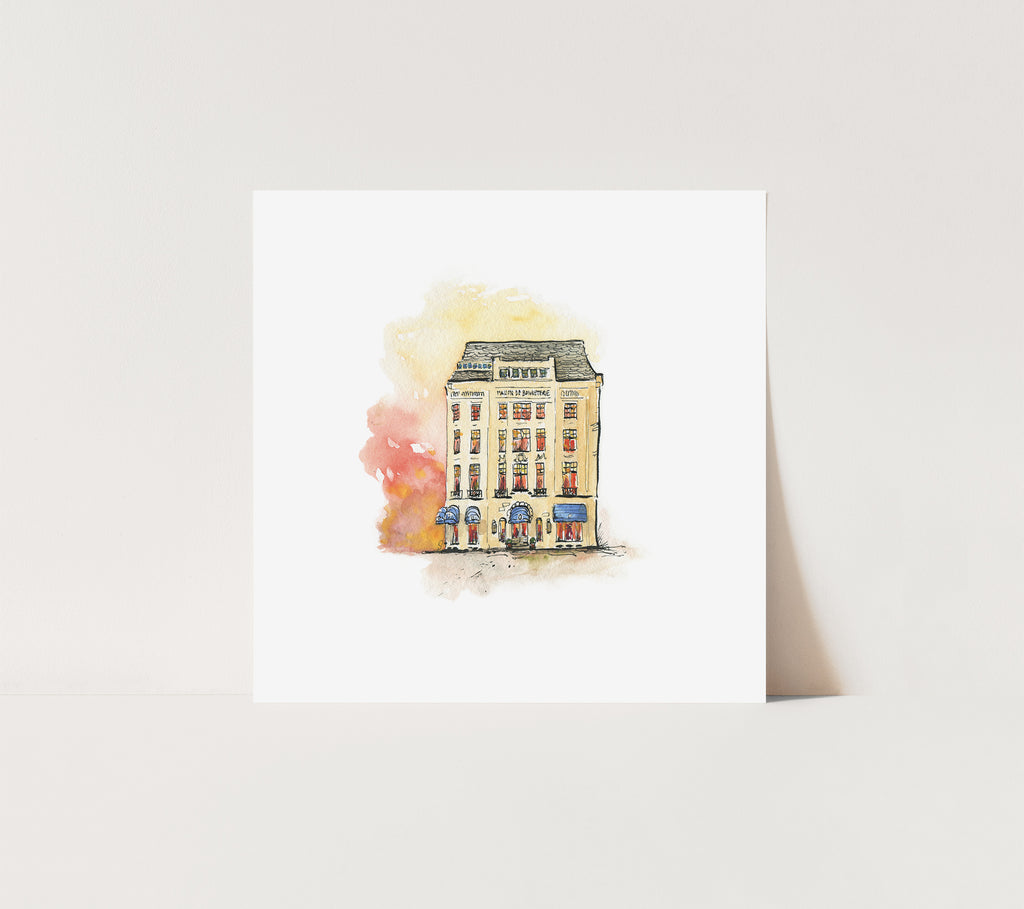 Kunstafdruk Maison De Bonneterie Den Haag