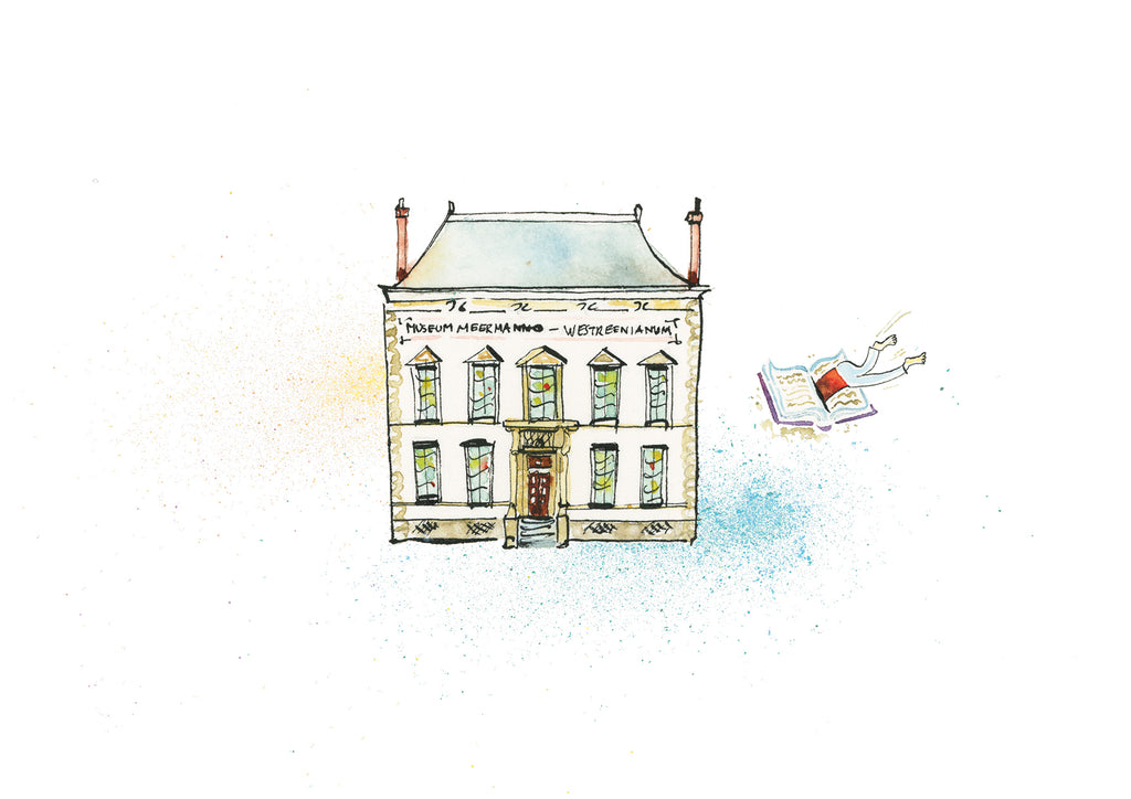Art-print rijksmuseum Huis van het boek
