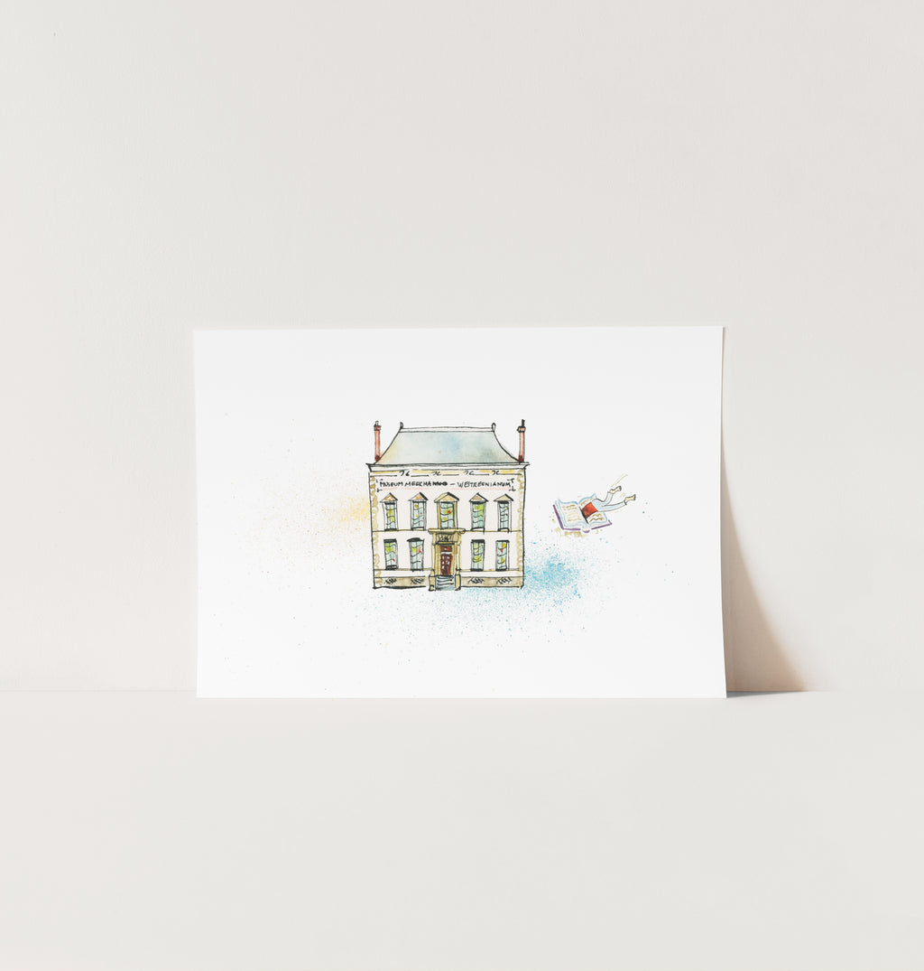 Art-print rijksmuseum Huis van het boek